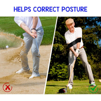 Golf Swing Trainer Posture Corrector Band for Beginners Arm Hand Motion Exercise Tension Elastic Fitness Equipmen