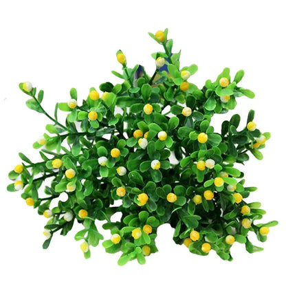 Artificial Plant Vivid Realistic Appearance Photo Props Home Decoration Fake Greenery Grass Ivy Leaf Wreath Silk For Living Room