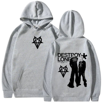 Men Fashion Hoodies Men Women Hooded Sweatshirts Fashion Hip Hop Casual Pullovers Autumn Boys Girls Black Streetwear Hoodie