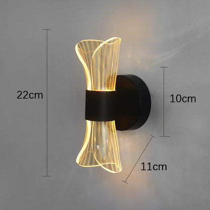 Nordic LED Wall Light Sconce Interior Lighting Lamps For Home Living Room Bedroom Study Corridor Decoration Bedside Wall Lamp