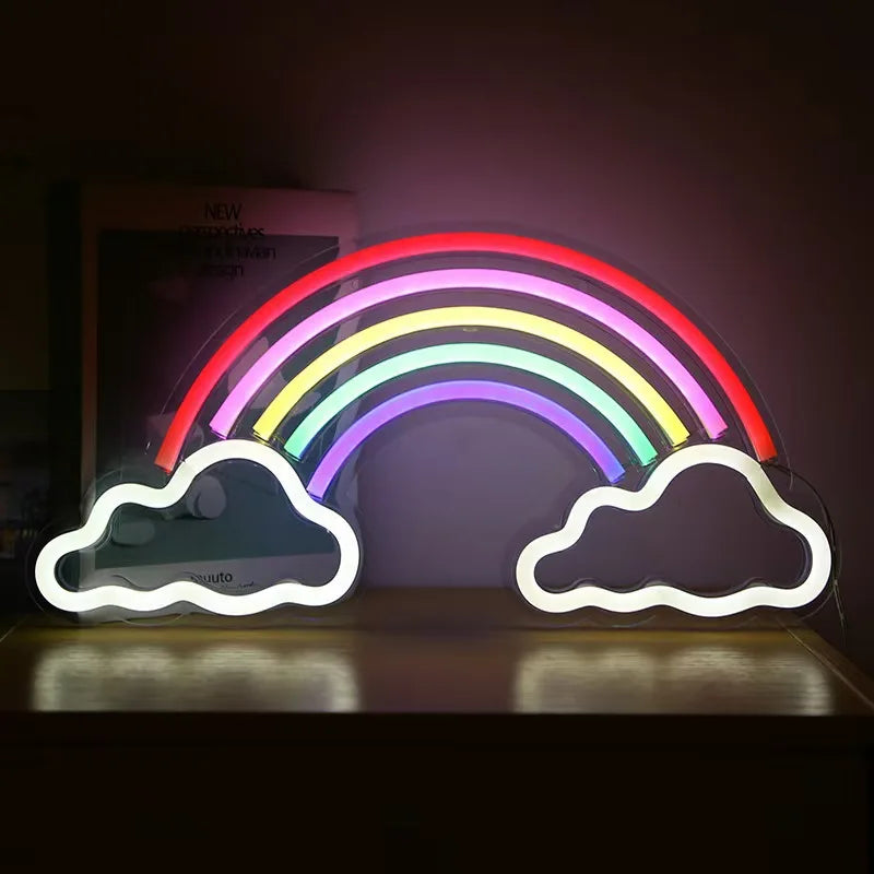 LED Neon Signs Acrylic Custom Neon Sign Kids Name Birthday Logo Personalized Family Home Wedding Wall Decor LED Lights Gifts