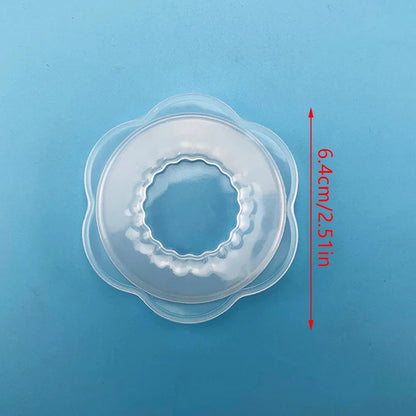 Silicone Stretch Lids Set Reusable Food Petal Shaped Bowl Covers, Elastic Food Container Lids Covers Keep Food Fresh