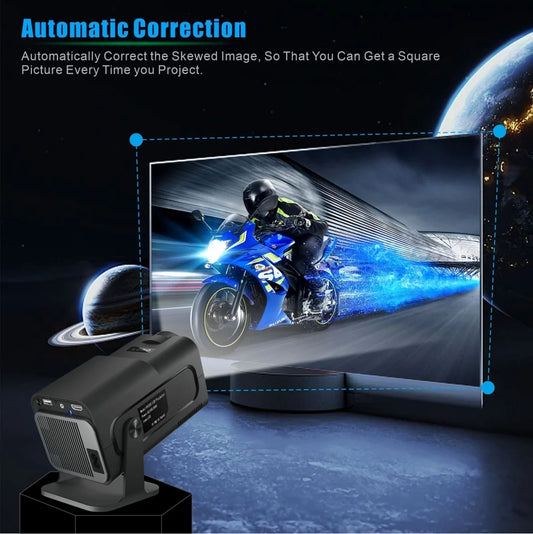 Mini Portable Projector Newly Native HY320 720P  Android11 4K 300ANSI Projector Wifi6 BT5.0 Cinema Outdoor Rotable Projector