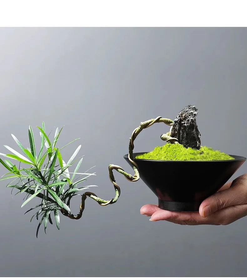 Creative Crafts Ceramic Vase Artificial Flower Decorative Flower Pots Desk Decoration Floral Arrangement Vases Modern Home Decor