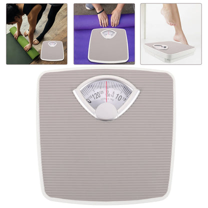 Mechanical Scale Body Weight Scales for Home Use Grey Manual Bathroom Spring Scale Model Health Weighing Tool
