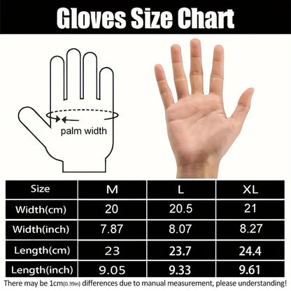 Winter Warm Gloves Touch Screen Windproof Cold-proof Cycling Gloves, Men's Women's Running, Hiking Skiing Gloves