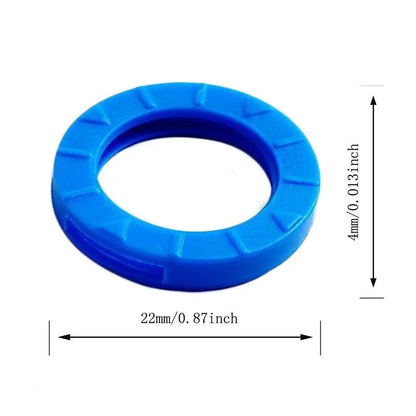 10-32pcs Color Key Sleeve Mixed Color Soft Silicone Elastic Key Ring DIY Key Pendant Marking to Distinguish The Key