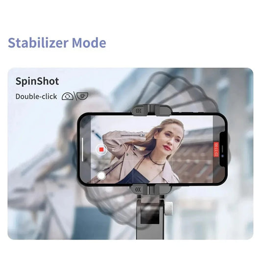 360 Rotation Following Shooting Mode Gimbal Stabilizer Selfie Stick Tripod Gimbal Phone Smartphone Live Photography