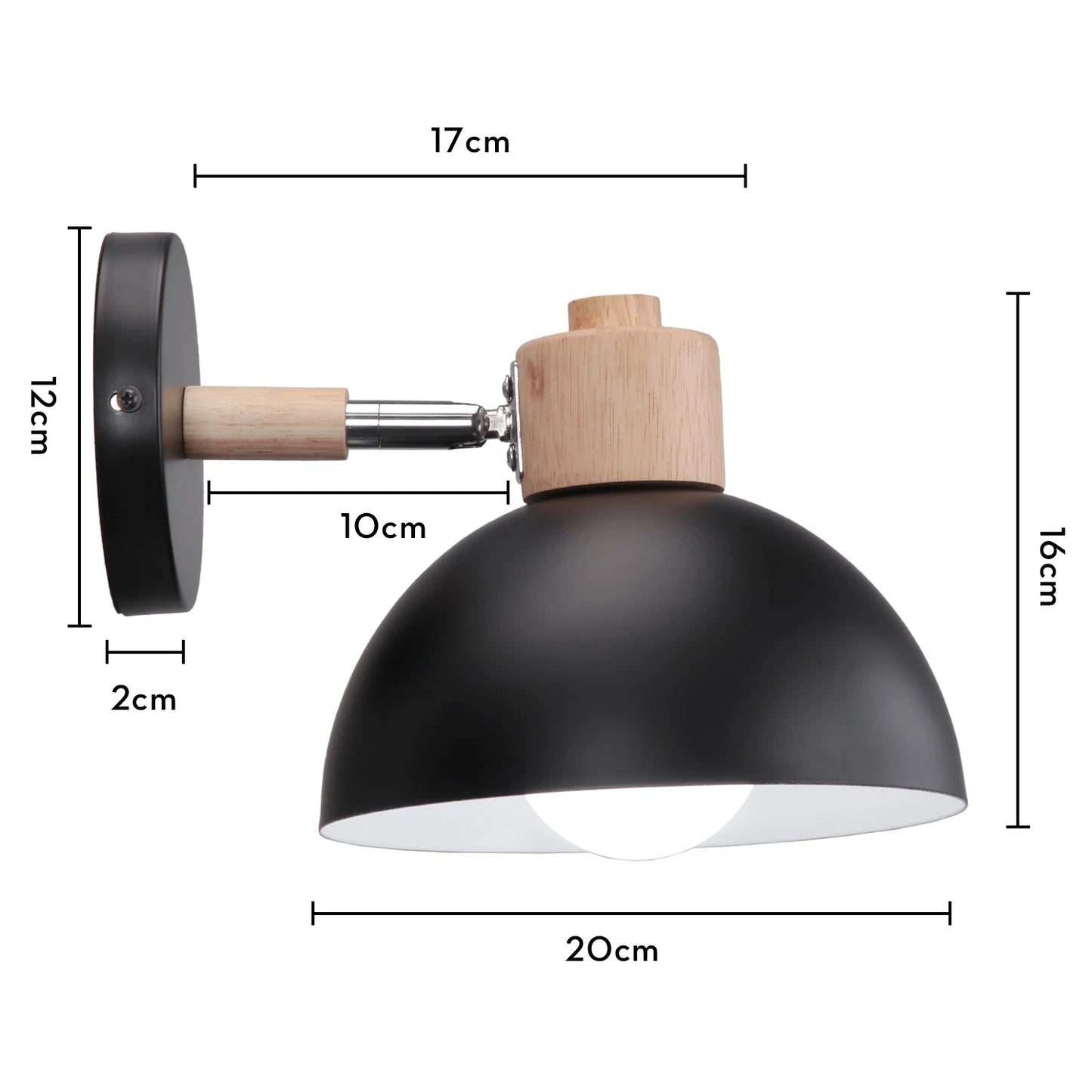 Nordic LED Wall Lamp Wood Creative Lighting Fixture Guest Room Balcony Staircase Sconce Bedroom Bedside Decor Light chandelier