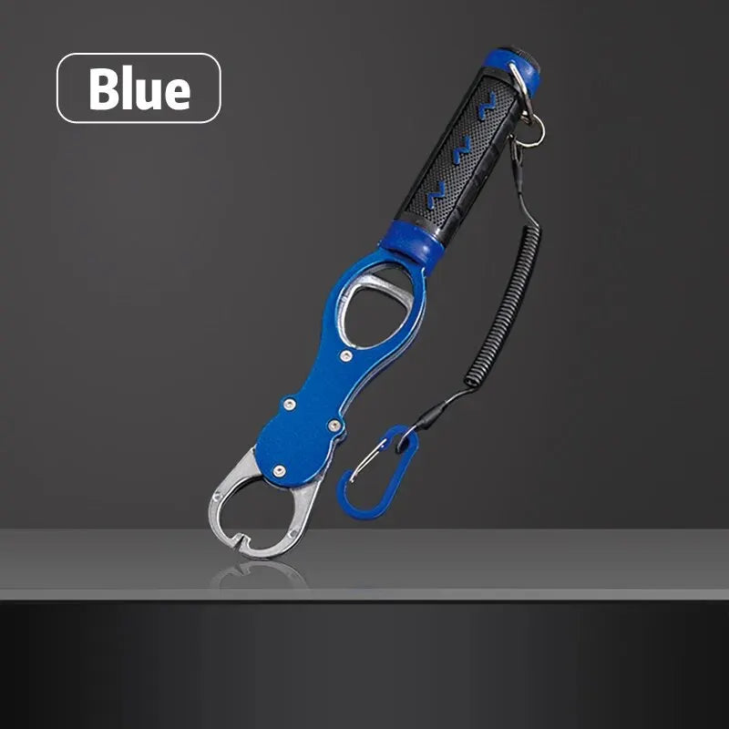 Fishing Lip Gripper Fish Plier Hand Grip Portable Aluminum Alloy Fishing Grip Hook Gripper With Weight Scale Fishing Accessories