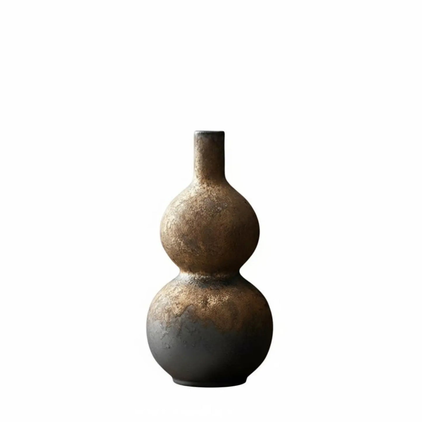 Ceramic Vase, Modern Creative Mini Flower Vessel, Desktop Home Decor, Rustic Pottery Glaze Finish, Oriental design
