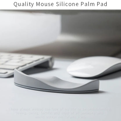 Mouse Wrist Rest Silicone Hand Cushion Soft Pad Palm Support Moves With Wrist Business Office Computer Game Durable Armrest
