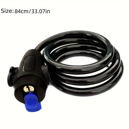 Heavy Duty Motorcycle Chain Lock 80cm Metal Anti Theft Bike Lock with 2 Keys for Maximum Security and Reinforcement of Bicycle