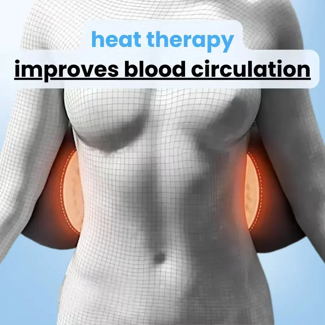Emeka 3-in-1 Back Massager Heat Vibration for Back Pain Relief Herniated Disc Stretch Support Traction Lower Back Massage Pillow