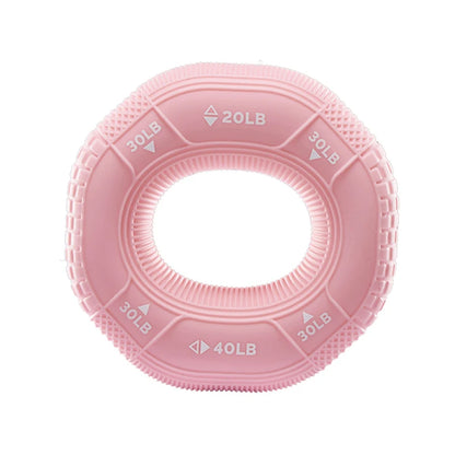 Silicone Adjustable 20-90LB Hand Grip Arm Strength Exercise Gripping Ring Fitness Gym Finger Forearm Trainer Carpal Expander