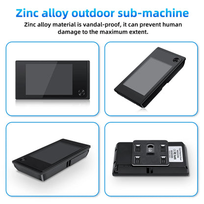 Awapow 3.5 Inch Doorbell Peephole Viewer Digital Door Camera 120° LCD 2 Million HD Pixels Cat Eye Door Bell Outdoor Monitor