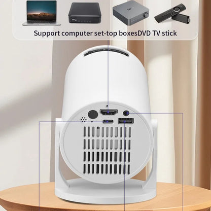 Mini WiFi Projector HY300mini HD Portable Projection Device for Home Theater