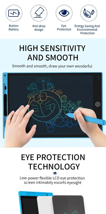 12 Inch LCD Writing Tablet Drawing Board Graffiti Sketchpad Mgaic Erasable Handwriting Pad Toys for Kids Boys Gifts