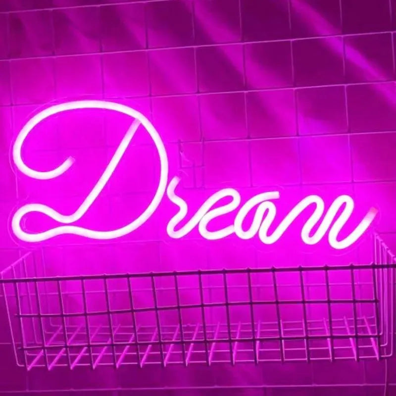 LED Neon Signs Acrylic Custom Neon Sign Kids Name Birthday Logo Personalized Family Home Wedding Wall Decor LED Lights Gifts