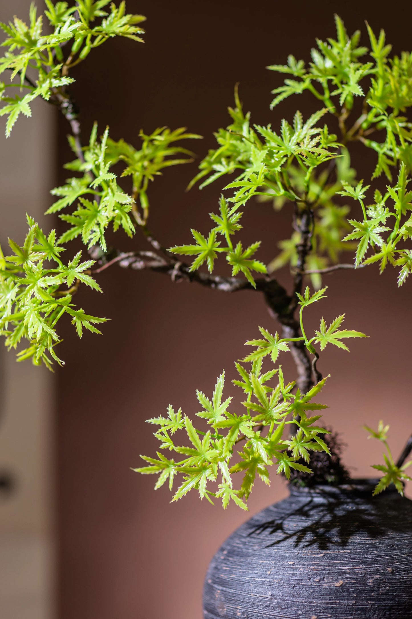 Artificial Green Plants To Welcome Guests Pine Maple Leaves Fake Flower New Chinese Style Simulated  Bonsai Flower Decorations