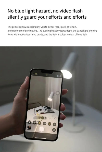 Sunset Eye Protection Table Lamp  USB Touch Dimming Reading Light for Study Flashlight Bedroom Bedside Decor Photo Desk Lamps