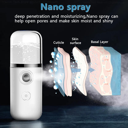 Ultrasonic Skin Scrubber Remover Blackhead Ultrasonic Peeling Facial Scrubber Shovel Deep Cleaning Face Lifting Remove Pore Acne
