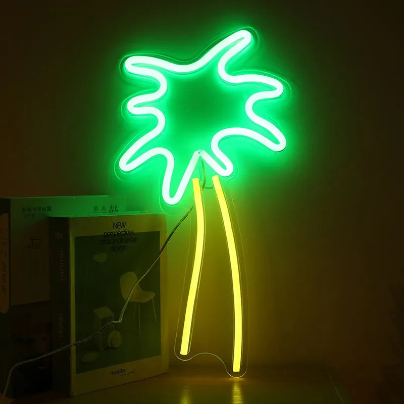 LED Neon Signs Acrylic Custom Neon Sign Kids Name Birthday Logo Personalized Family Home Wedding Wall Decor LED Lights Gifts