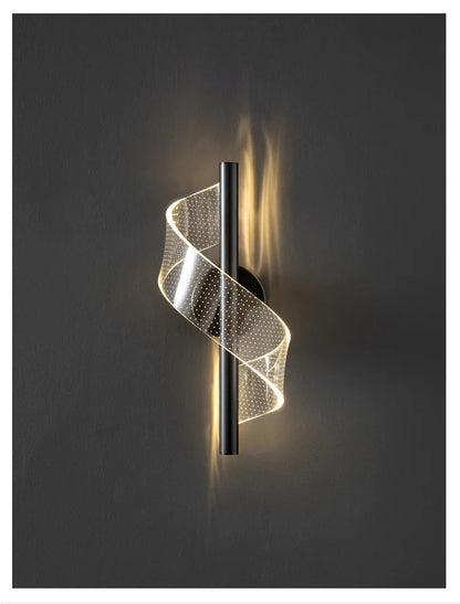 Nordic LED Wall Lamp Indoor Lighting For Bedroom Bedside Parlor Background Wall Light Modern Indoor Decoration Sconces