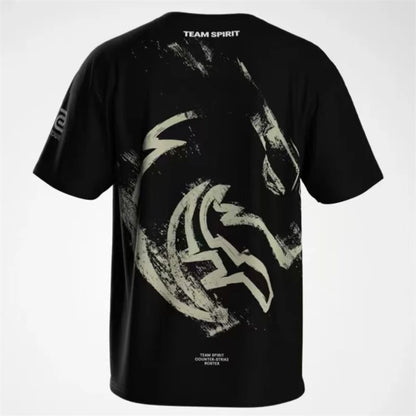 2025 CS2 Shanghai Major Team Spirit T Shirt For Men Clothes Top One Player Donk Tee Uniform ESports Contest Jersey Fans T-Shirt