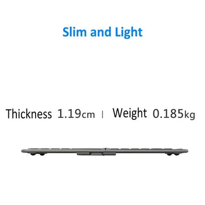 Foldable Bluetooth Keyboard USB Type C for Windows Android IOS for iPad Computer Tablet PC Phones Mice Key Board 3-Device Sync