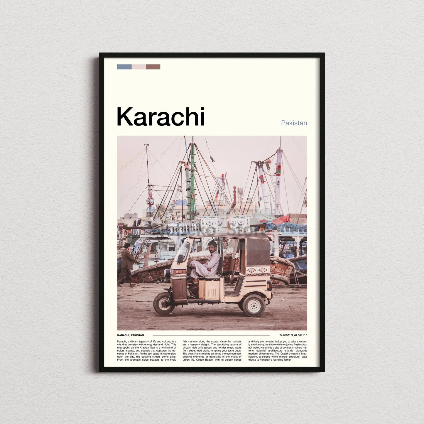 Canvas Painting Wall Art Pictures Asia Pakistan Travel Posters Lahore Karachi City Landscape Prints Home Room Modern Decor Gift