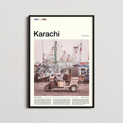 Canvas Painting Wall Art Pictures Asia Pakistan Travel Posters Lahore Karachi City Landscape Prints Home Room Modern Decor Gift
