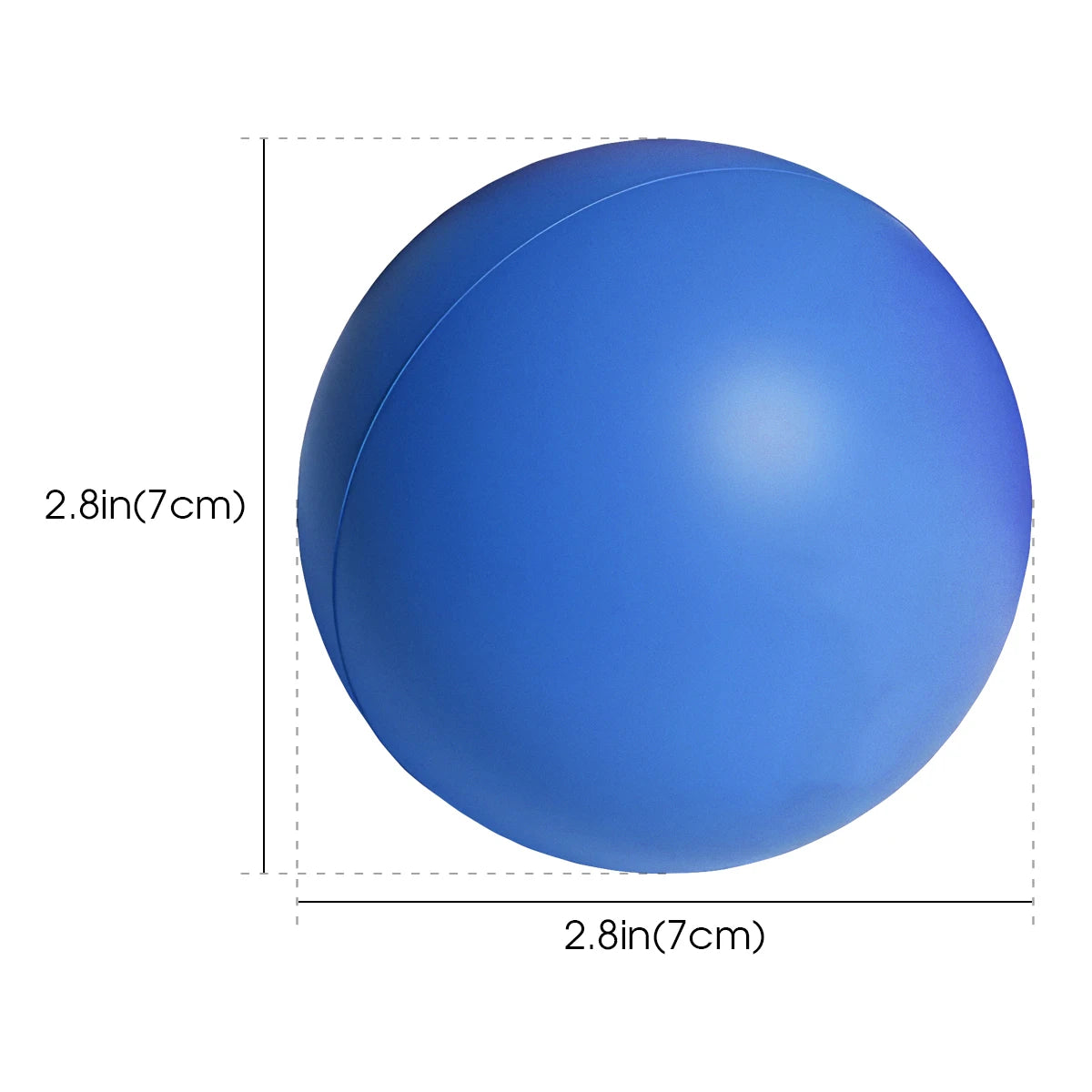 7cm High Elasticity Grasping Ball Finger Strengthening Grasping Massager Exerciser Ball Squeezing Training Muscle Exerciser