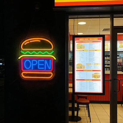 Gourmet Led Neon Sign, Used For Wall Business Decor, Usb Powered, Restaurant, Fast Food Restaurant, Shop Window Wall Lamp.