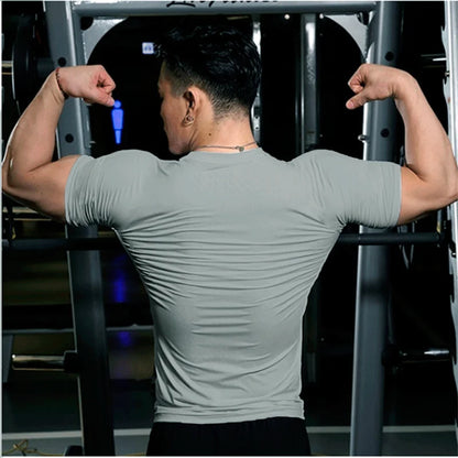Men Fashion Tops Tee Shirt Plain Slim Fit t Shirt Short Sleeve t-Shirts For Men Gym Shirts Casual White t-Shirt Man Clothes 5XL