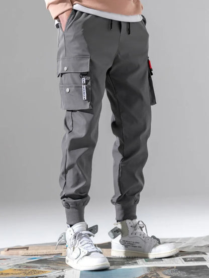 Men Cargo Tactical Pants Work Combat Multi-pockets Casual Training Trousers Overalls Clothing Joggers Hiking Mens Cargo Pant 1PC