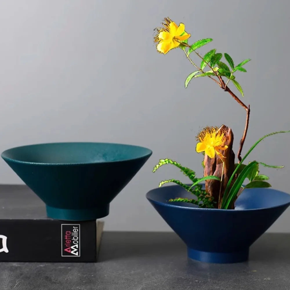 Creative Crafts Ceramic Vase Artificial Flower Decorative Flower Pots Desk Decoration Floral Arrangement Vases Modern Home Decor