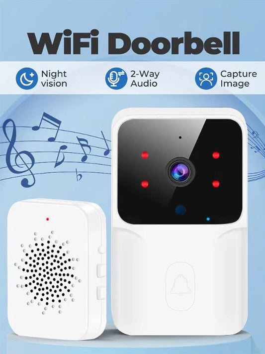HD Night Vision Low Power WIFI Rechargeable Video Doorbell 1 Drag 1 Intelligent Security Home Intercom