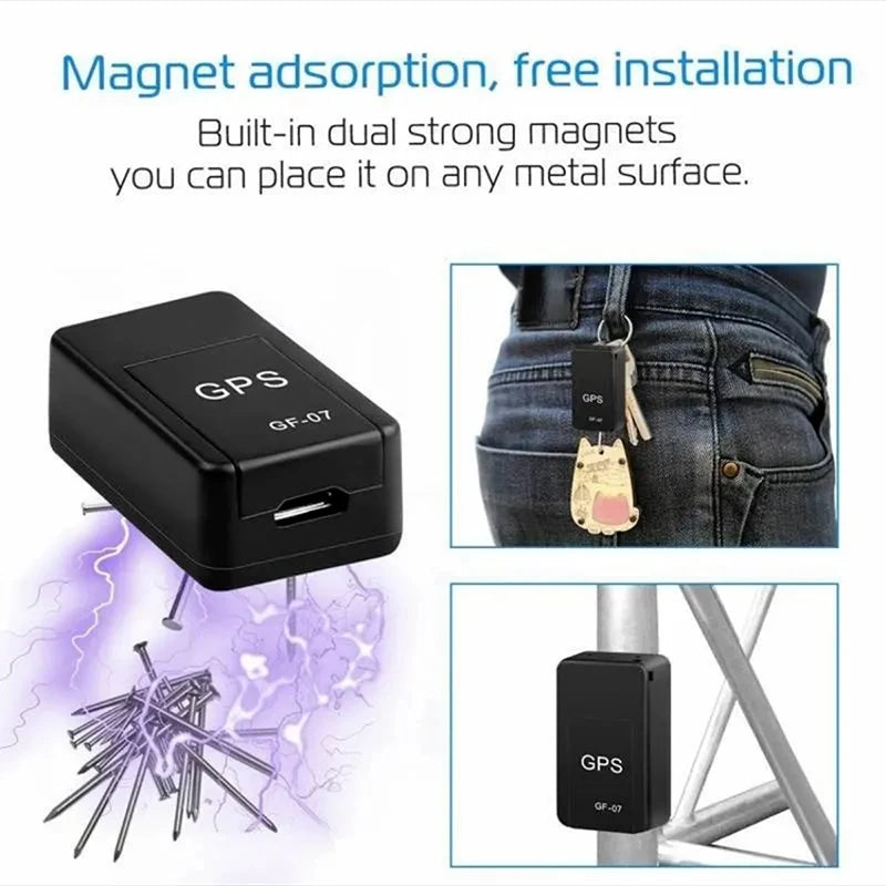Motorcycle Car Gps Tracker Gf07 Mini Tracking Locator Magnetic Vehicle Tracker Locator for Pets Child Elderly Gps Position App