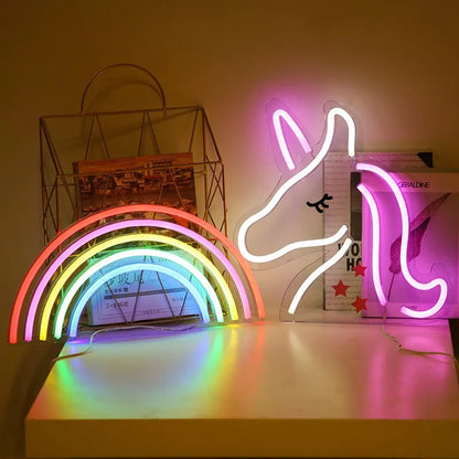 LED Neon Signs Acrylic Custom Neon Sign Kids Name Birthday Logo Personalized Family Home Wedding Wall Decor LED Lights Gifts