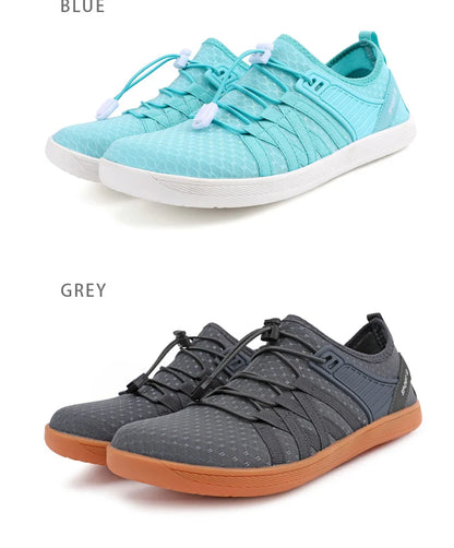 New Minimalist Shoes for Men Wide Toe Barefoot Casual Sneakers Women Mesh Breathable Unisex Sneakers Lightweight Walking Shoes