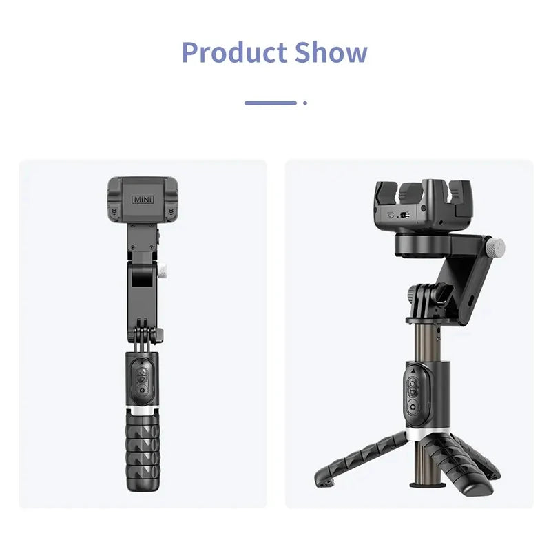 360 Rotation Following Shooting Mode Gimbal Stabilizer Selfie Stick Tripod Gimbal Phone Smartphone Live Photography