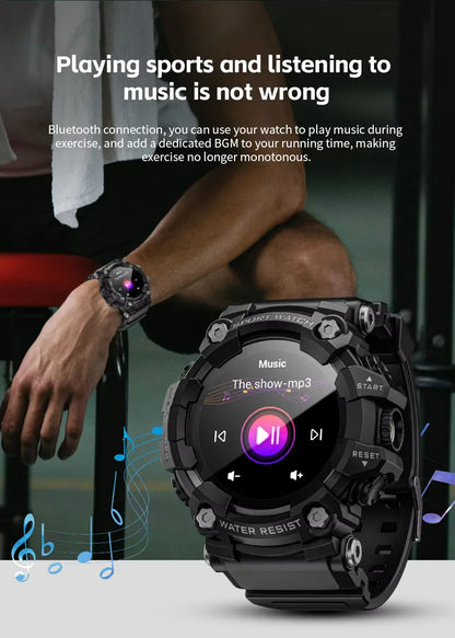 Fitness Tracker Smart Watch for Men Heart Rate Monitor Blood Pressure Smart Watch Suitable for Android IOS