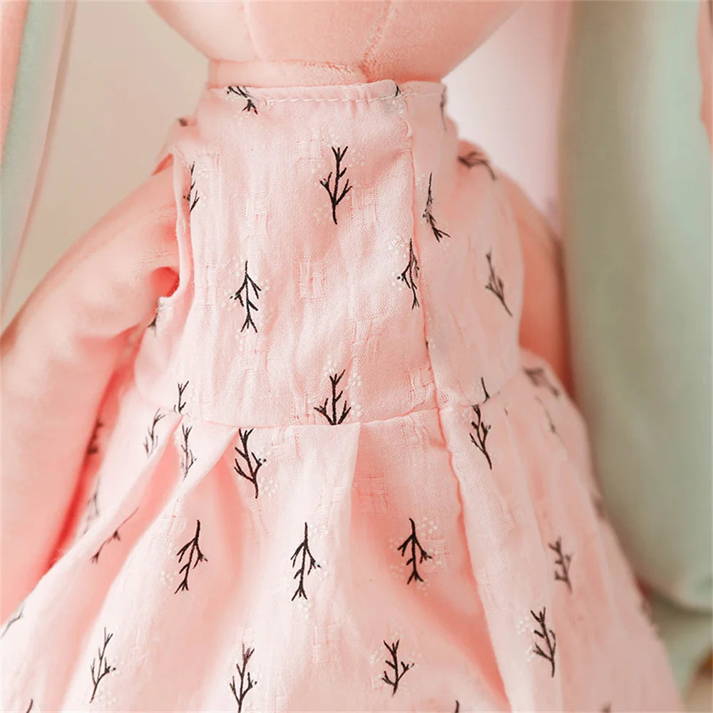 34/45/55cm Plush Rabbit Doll Cute Cartoon Plushies Throw Pillow Bunny Rabbit Stuffed Animal Toy for Baby