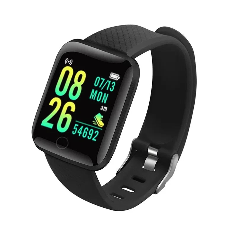 HOMEFISH Smart Fitness Tracker Bracelet with Color Screen Health Reminders Exercise Step Counting Information Notifications