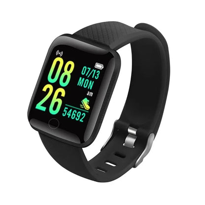 HOMEFISH Smart Fitness Tracker Bracelet with Color Screen Health Reminders Exercise Step Counting Information Notifications