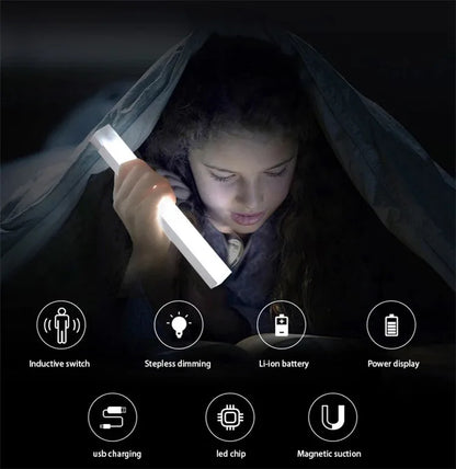 Wireless Rechargeable LED Night Lights Motion Sensor Lights Closet Kitchen Night Lights Bedroom Sensor Light Cabinet Stair Light