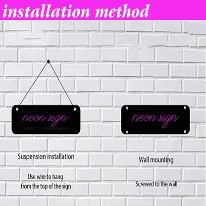 LED Neon Sign USB Powered Neon Signs for Wall Decor Aesthetic for Game Room Man Cave Bedroom Club Party Bar Shop Nightlight