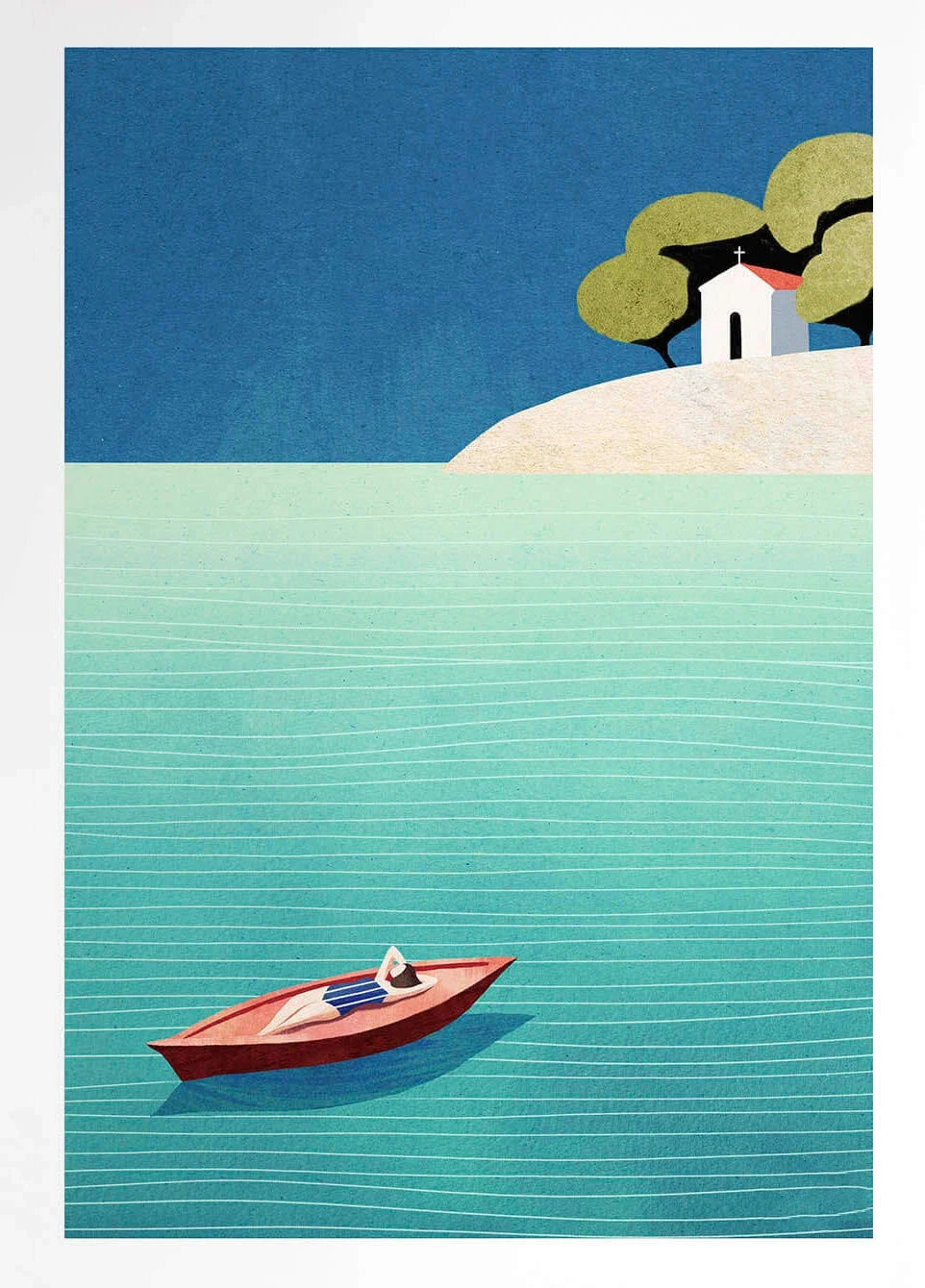 Canvas Painting Wall Art Picture Simple Outdoor Summer Beach Scenery Poster Sunset Surfers Swimming Ocean Living Room Home Decor