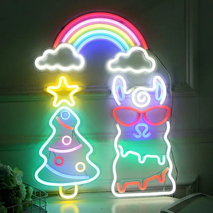 LED Neon Signs Acrylic Custom Neon Sign Kids Name Birthday Logo Personalized Family Home Wedding Wall Decor LED Lights Gifts